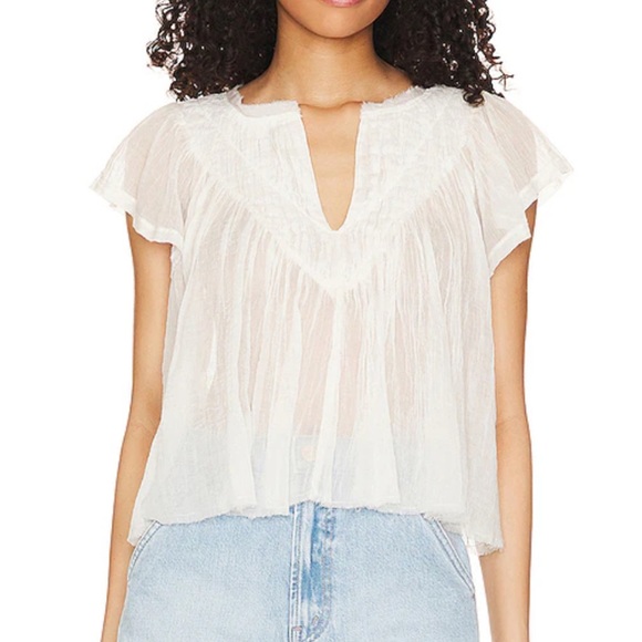 FP One by Free People Padma Ruffle Top - XS - Picture 12 of 12